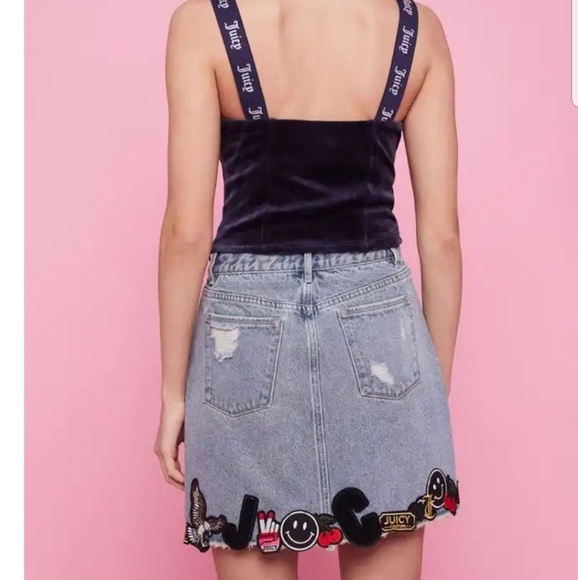 Juicy Couture Regal Light Weight Velour Boustier - Picture 3 of 8